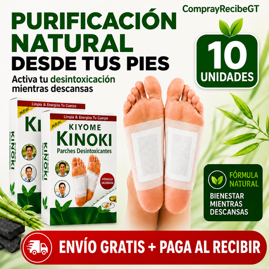 CAJAS PARCHES KINOKI PARA PIES x10 | Eliminan y Desintoxican tu cuerpo desde la 1era semana