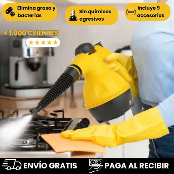 Vaporizador Multiusos Limpieza Profunda Pro